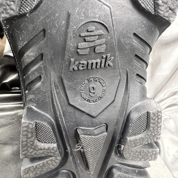 Kamik Men's Boots Size 9 Pedigree Safety Toe Work Removable Liners Winter Brown - Picture 11 of 17